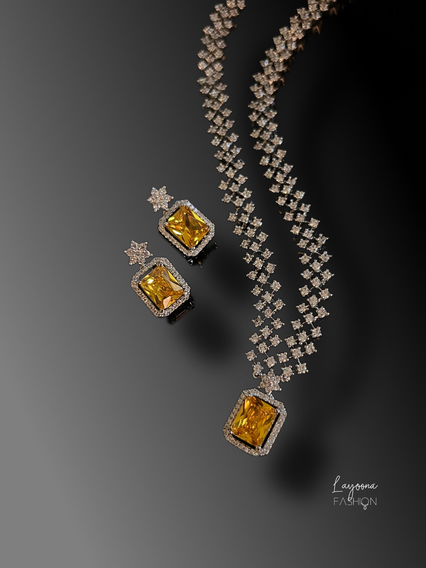 Citrine Glow Zircon Set