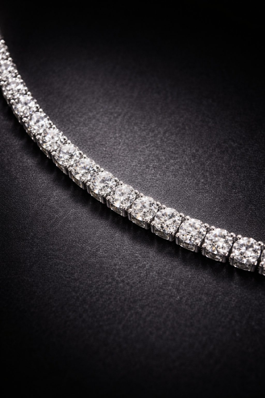 Timeless Brilliance Tennis Necklace (Silver 925)