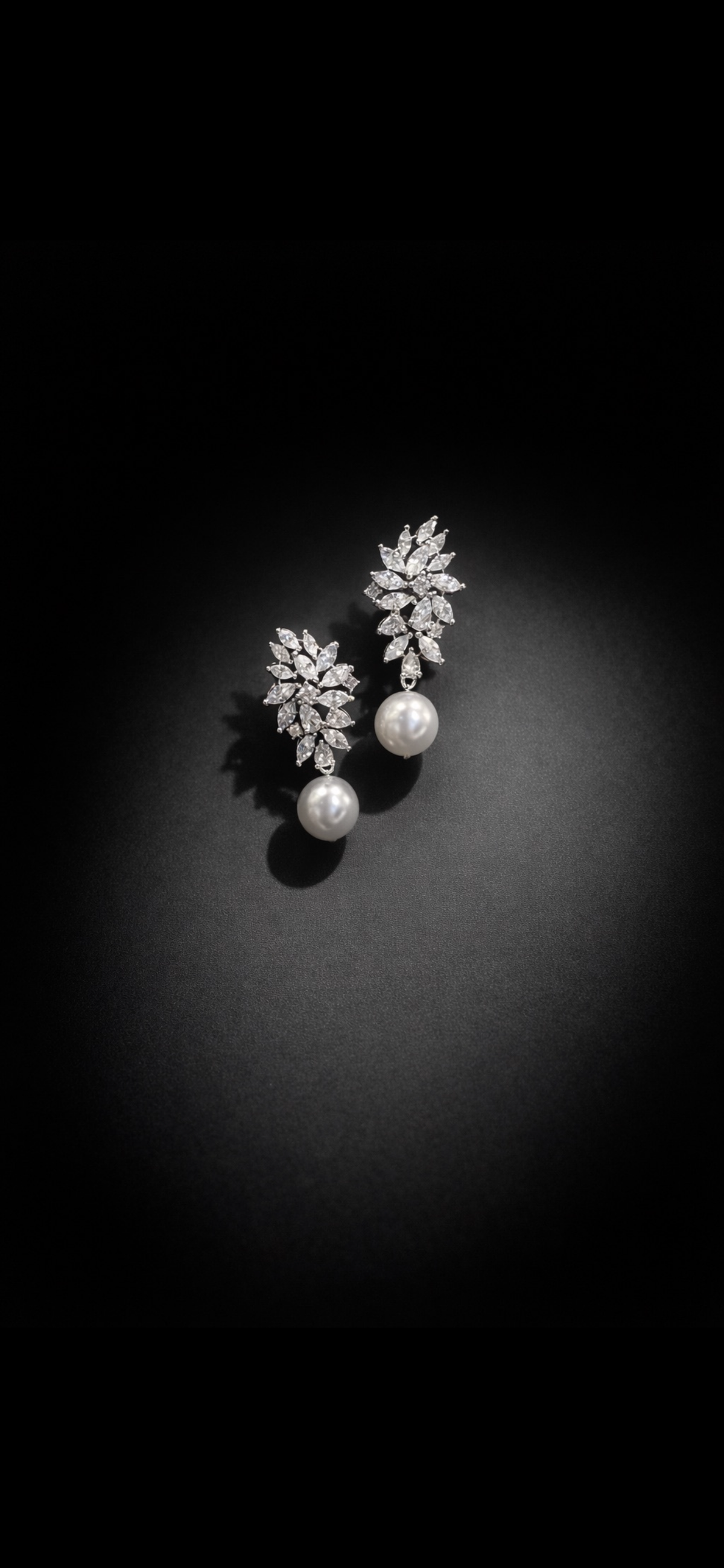 Pearl drop earrings