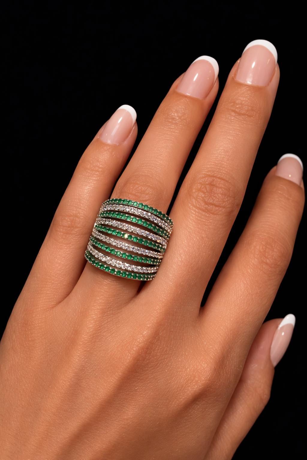 Royal Pavé Statement Ring