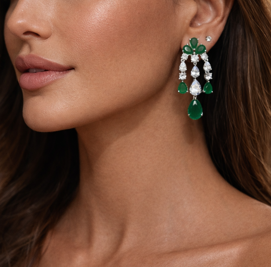 Emerald Elegance statement Set