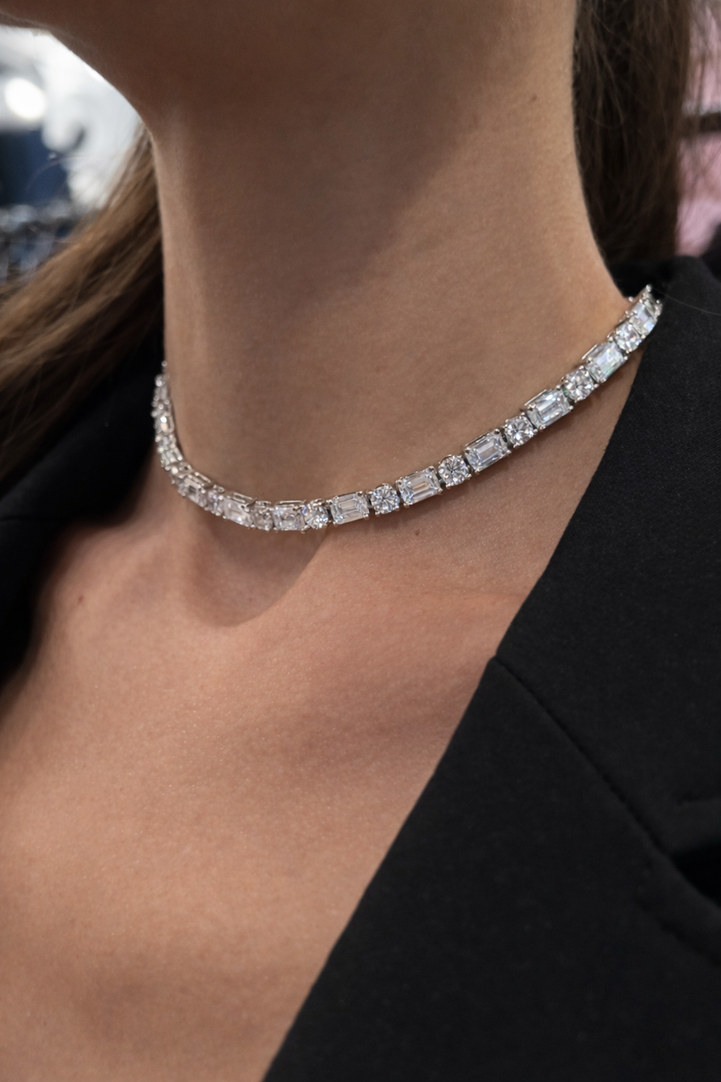 Baguette Radiance Choker Set