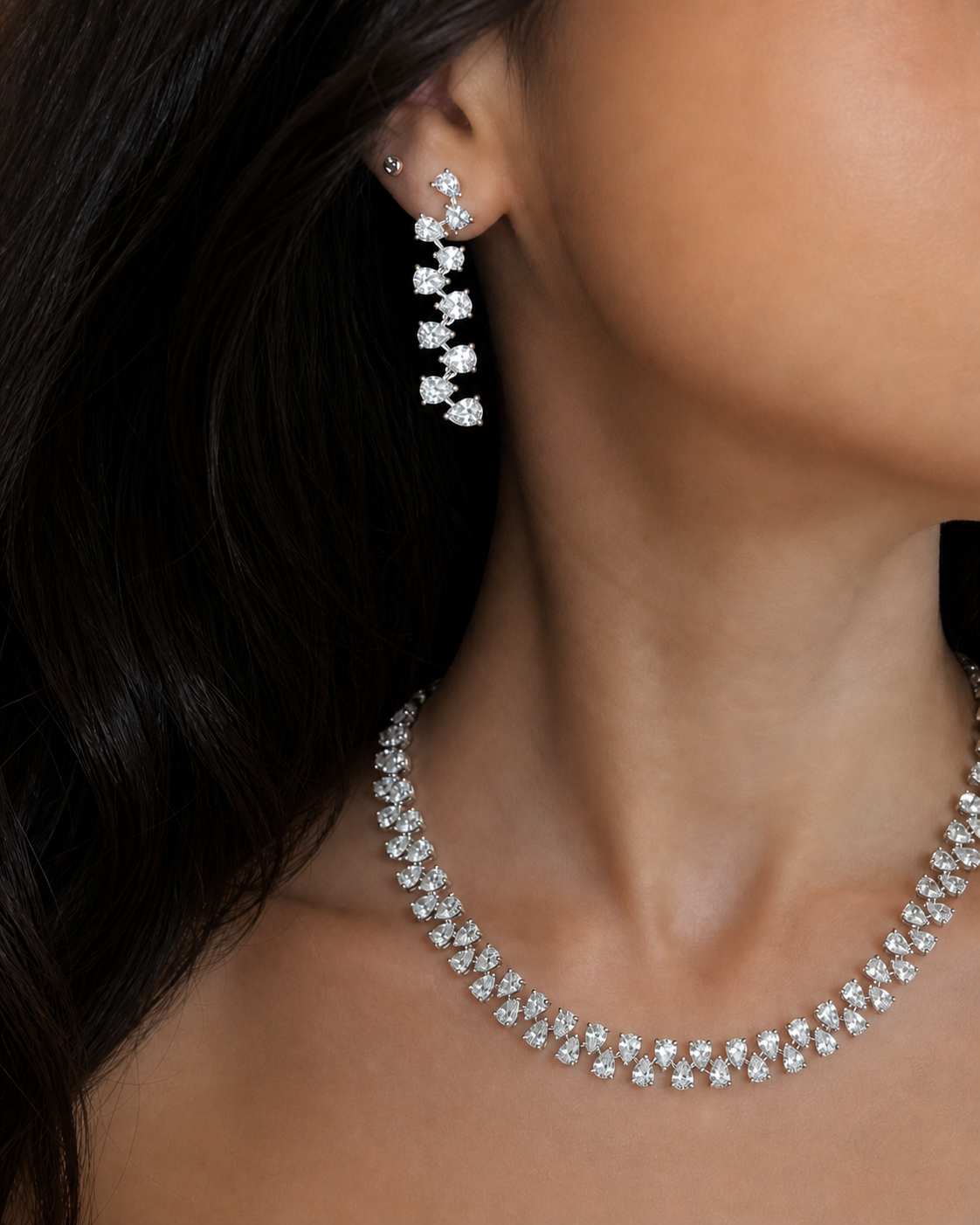 Timeless Teardrop Zircon Set