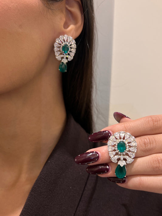 Twilight Jewel Cascade earrings