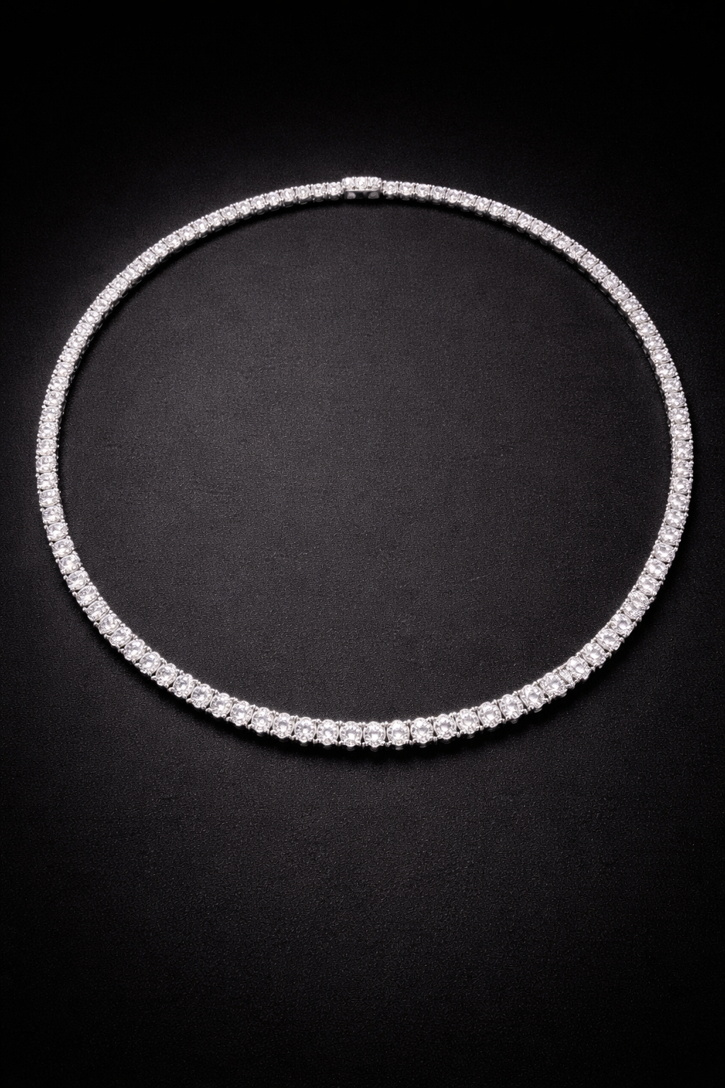 Timeless Brilliance Tennis Necklace (Silver 925)