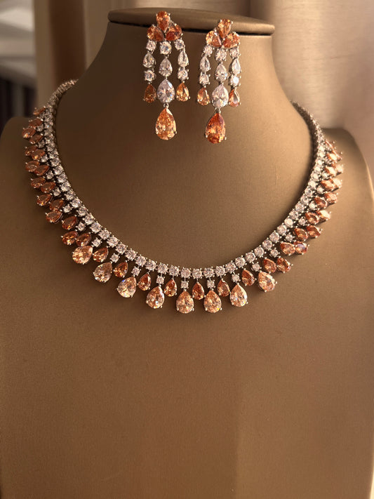 Champagne Cascade Evening Set