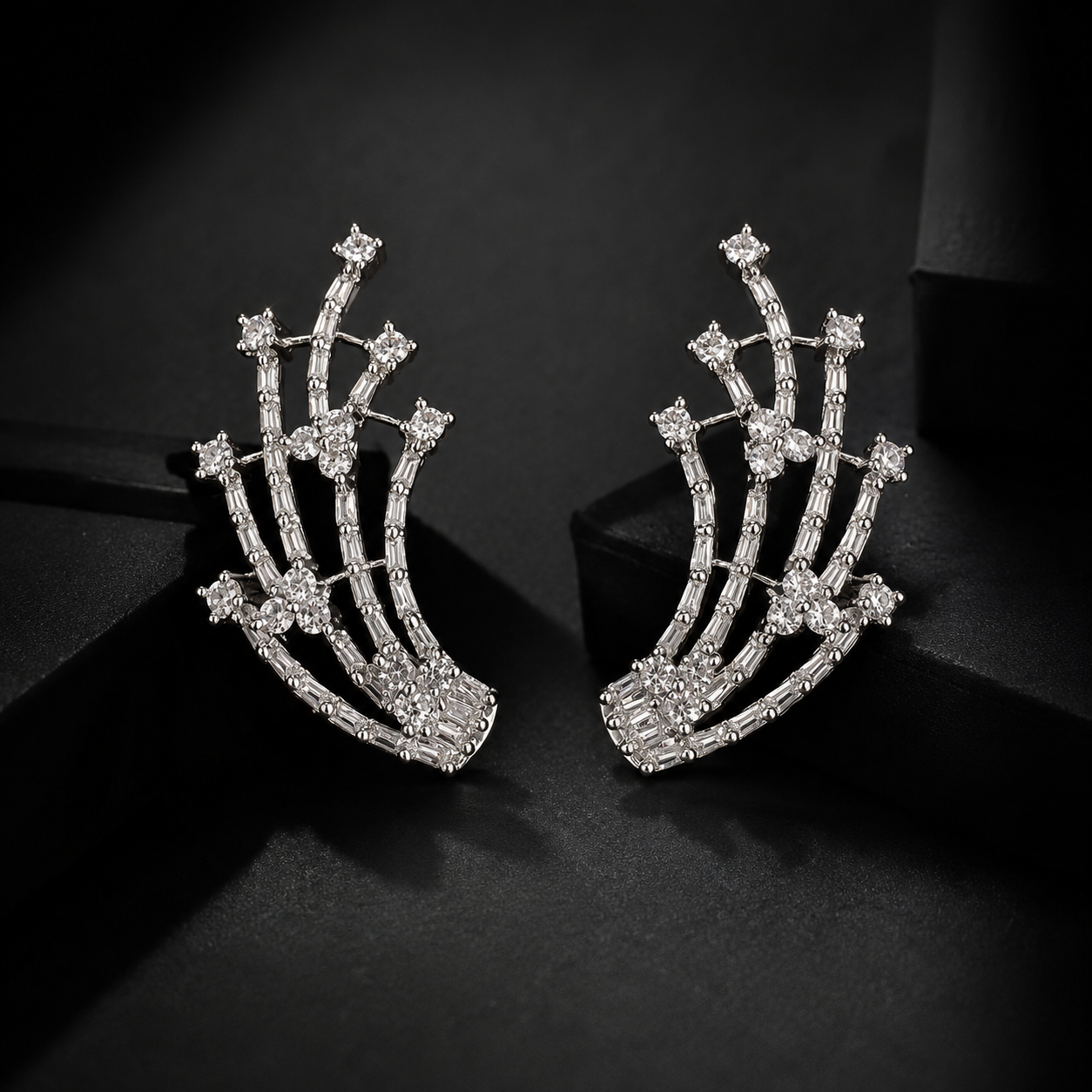 Celestial Flow Ear Cuff Earrings