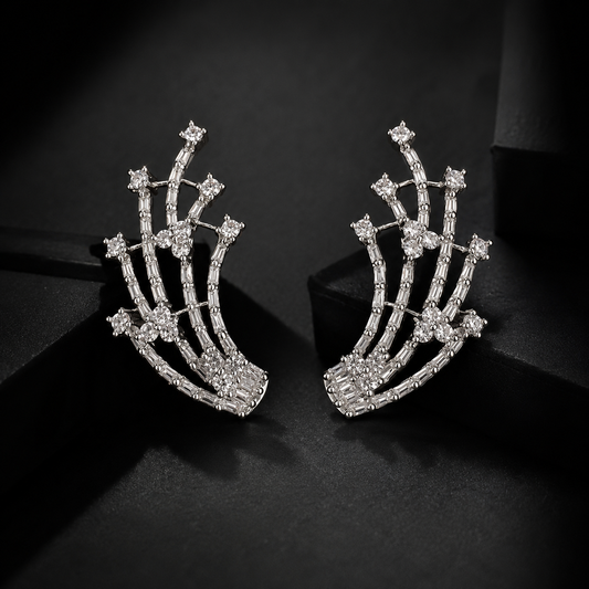 Celestial Flow Ear Cuff Earrings