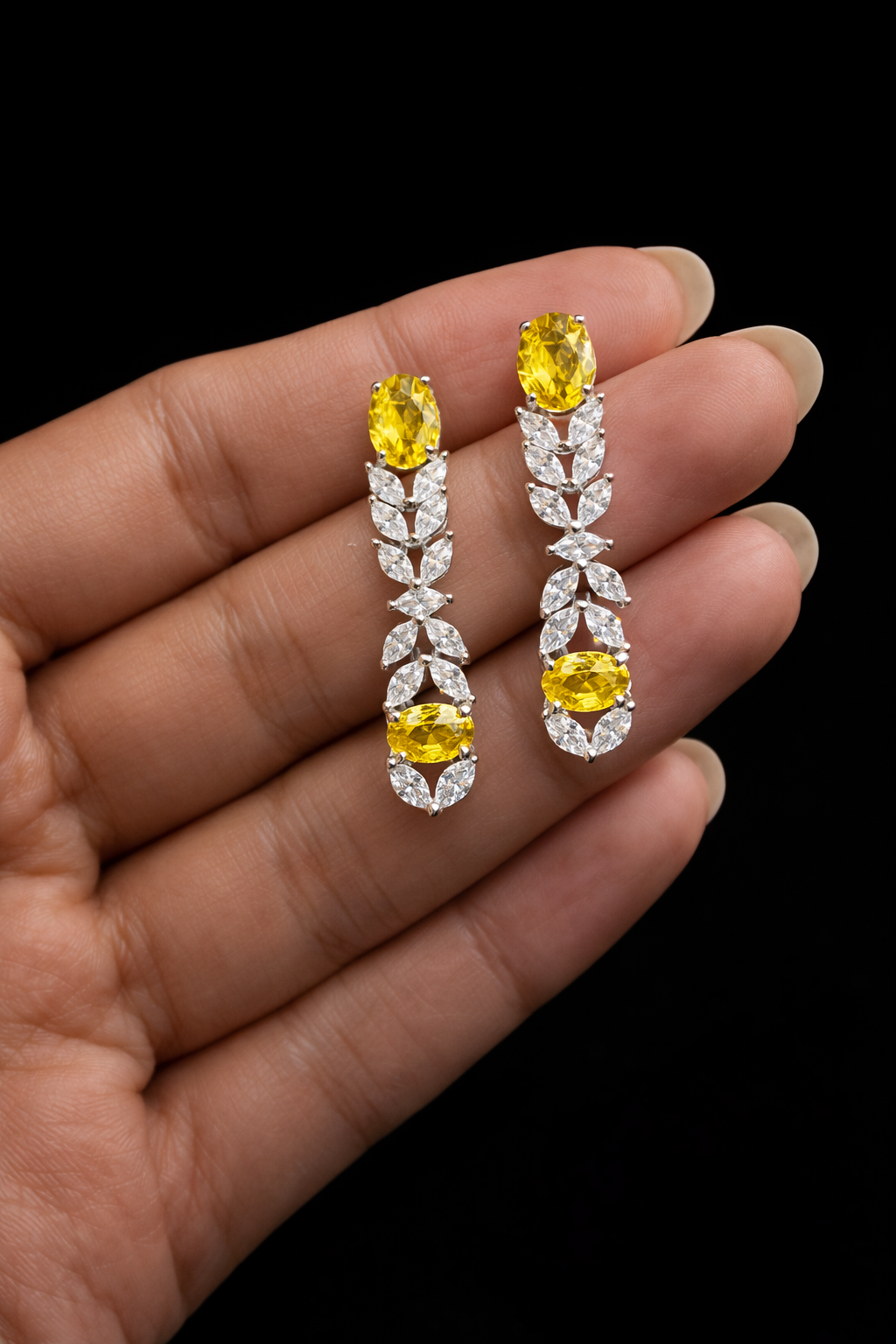 Golden Leaf Convertible Necklace set