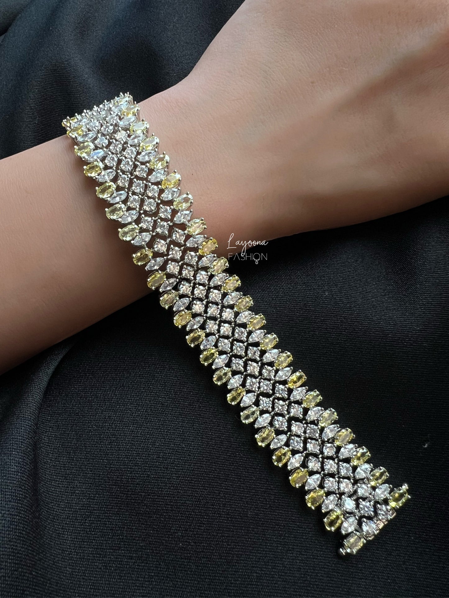 A luxurious statement bracelet