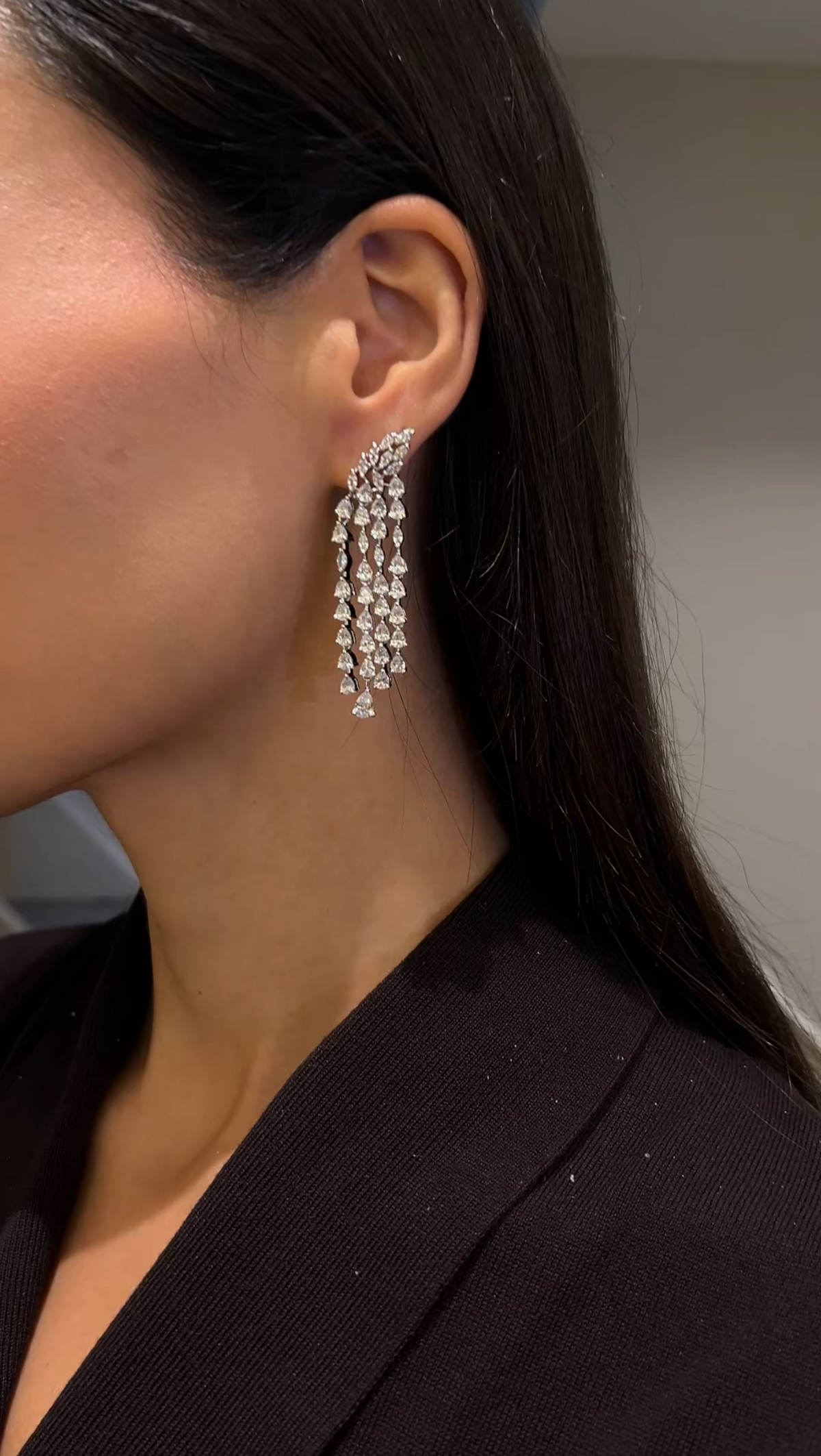 Elegant multi Drops luxury Earrings