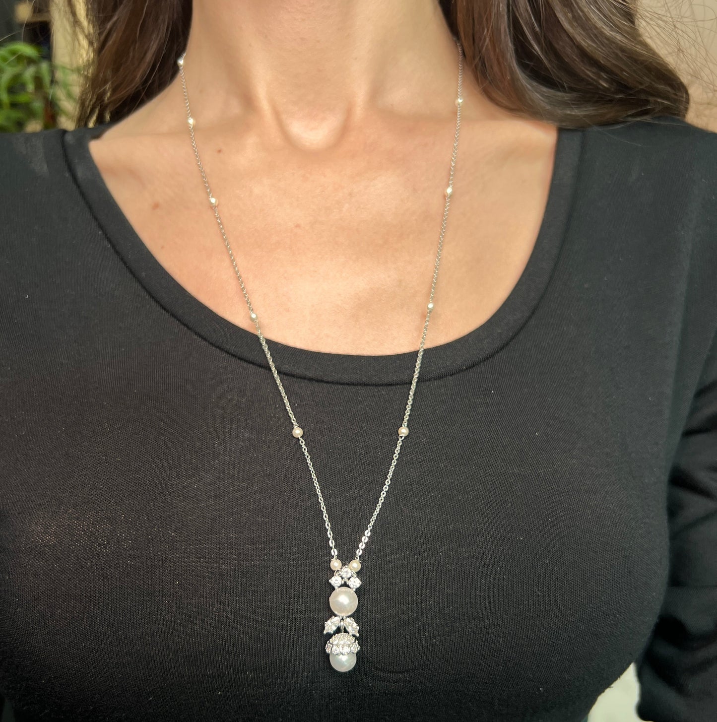 Pearl Cascade Zircon Set