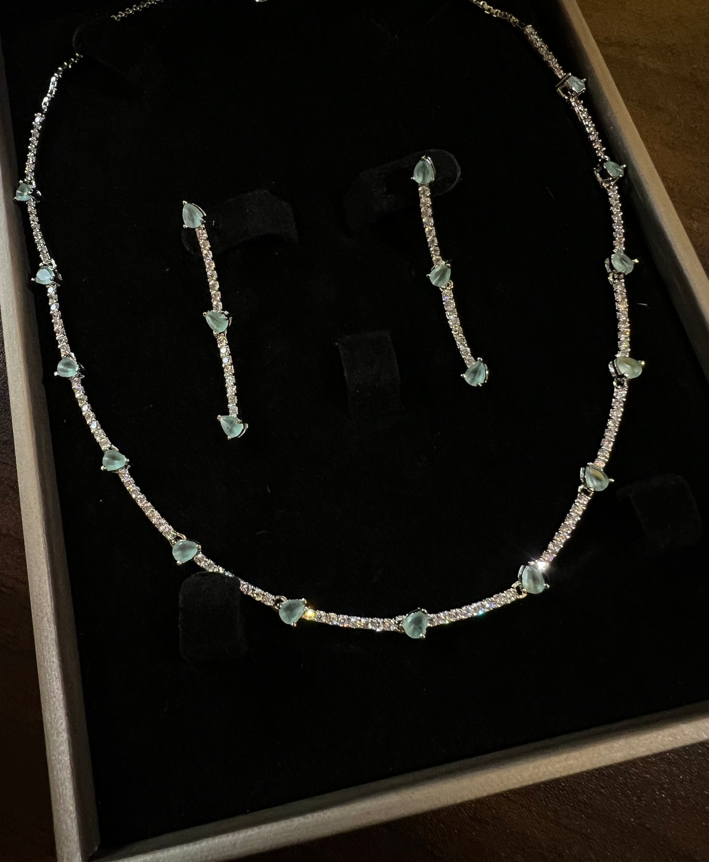 Tennis Necklace Set