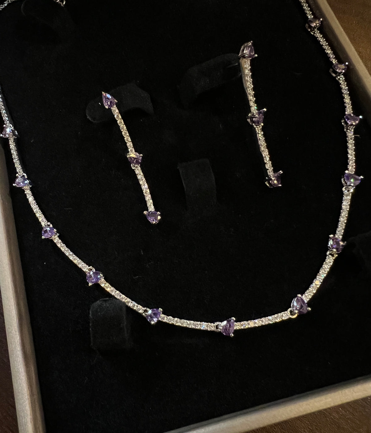Tennis Necklace Set