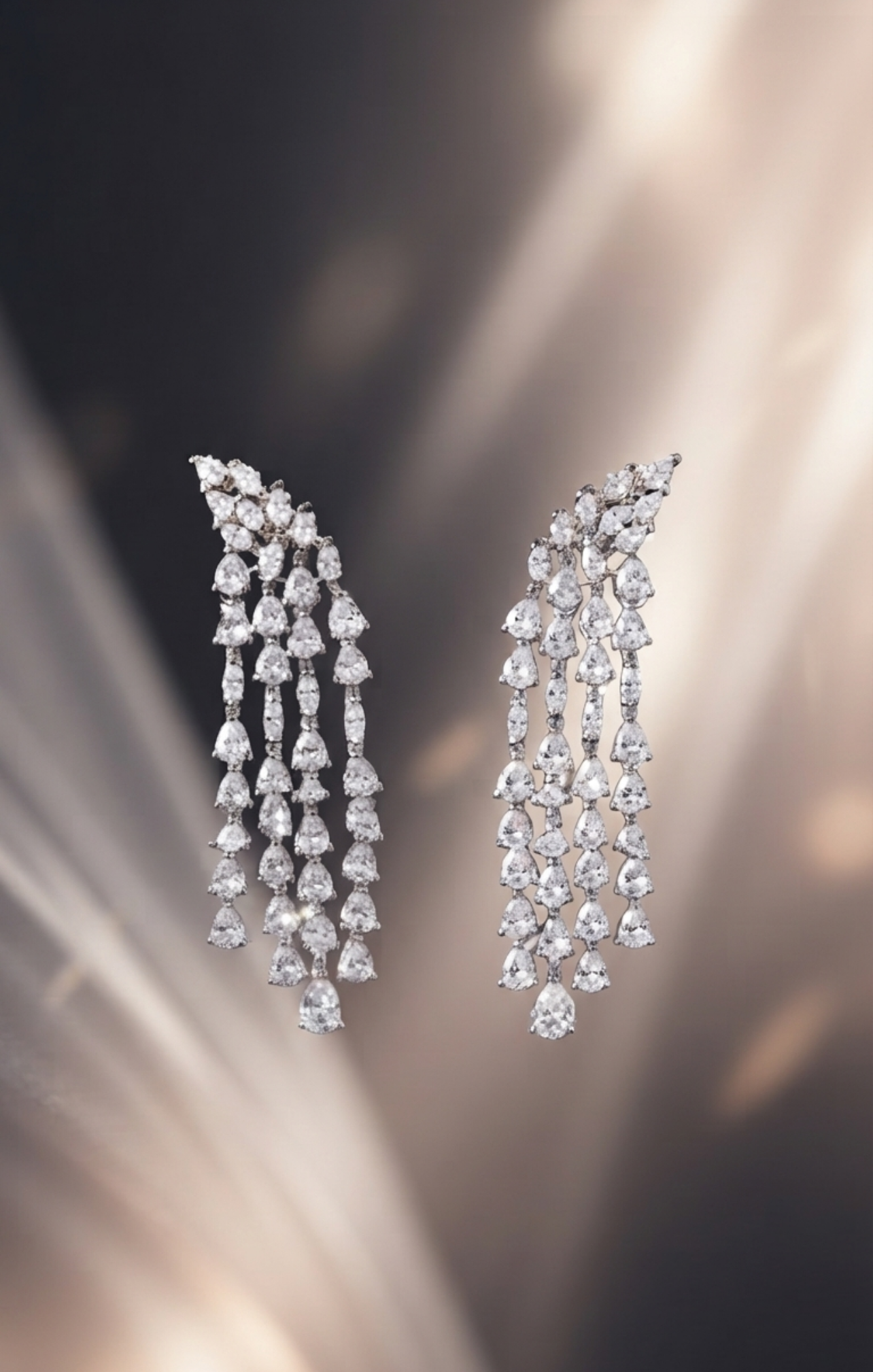Elegant multi Drops luxury Earrings