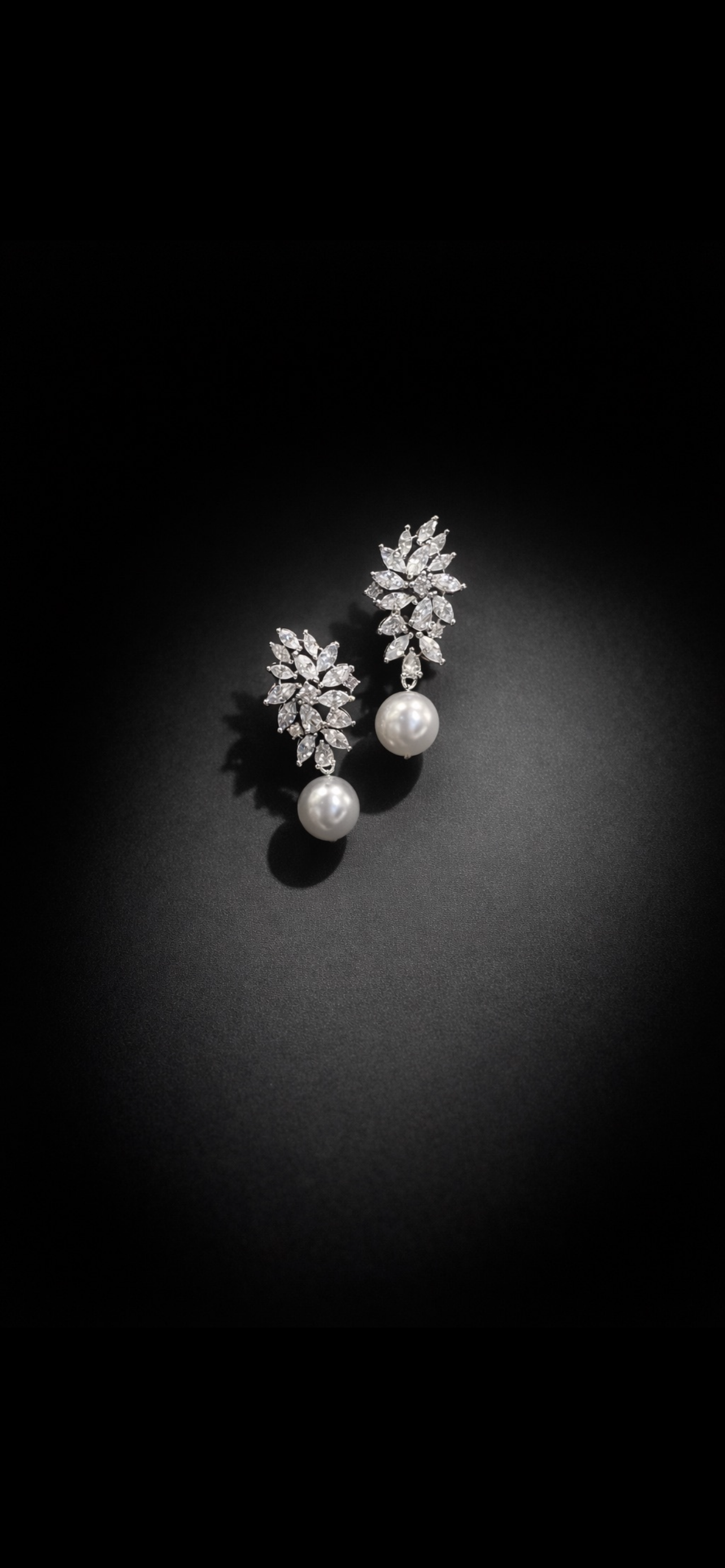 Pearl drop earrings