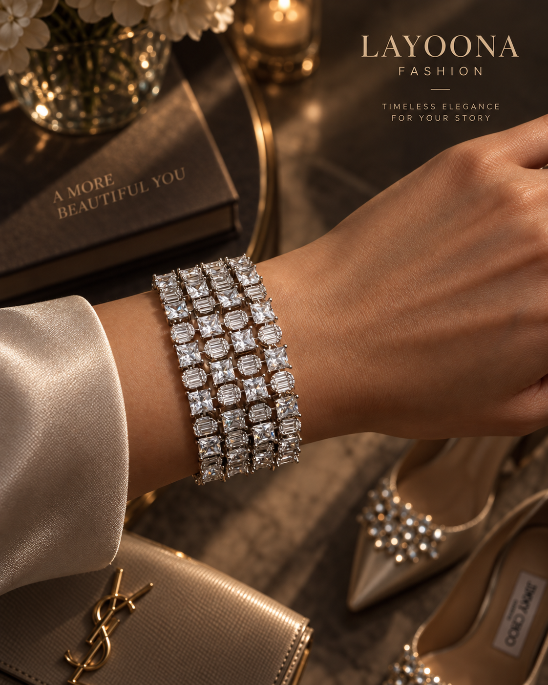 Celeste luxury Statement Bracelet