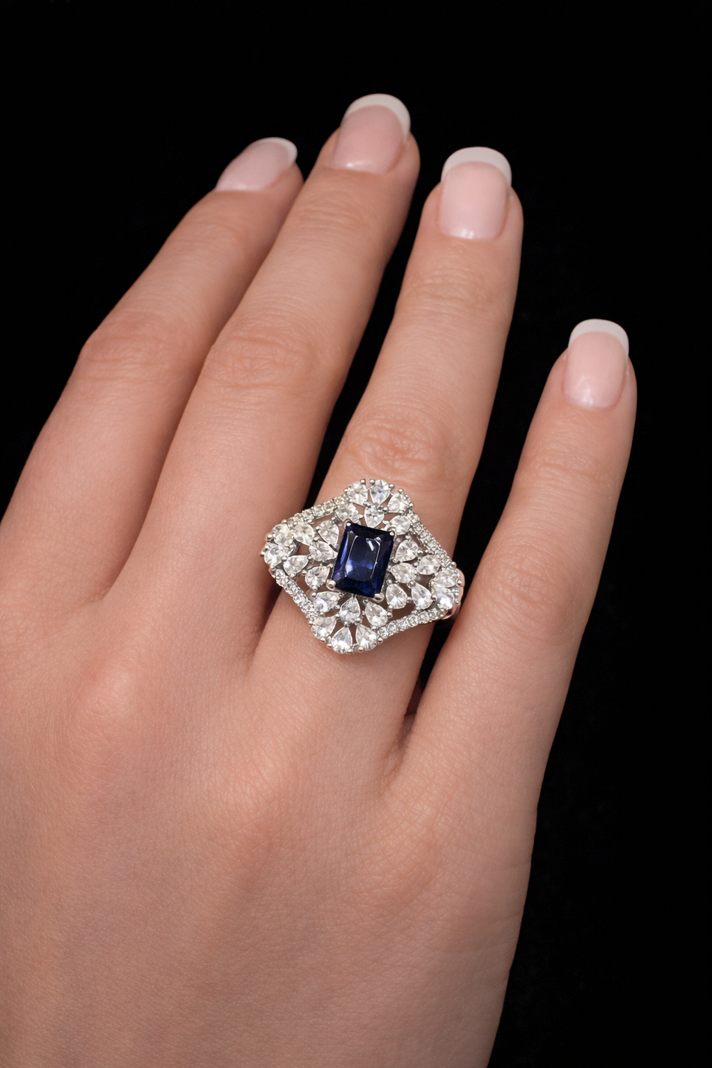 Radiance Statement Zircon Ring