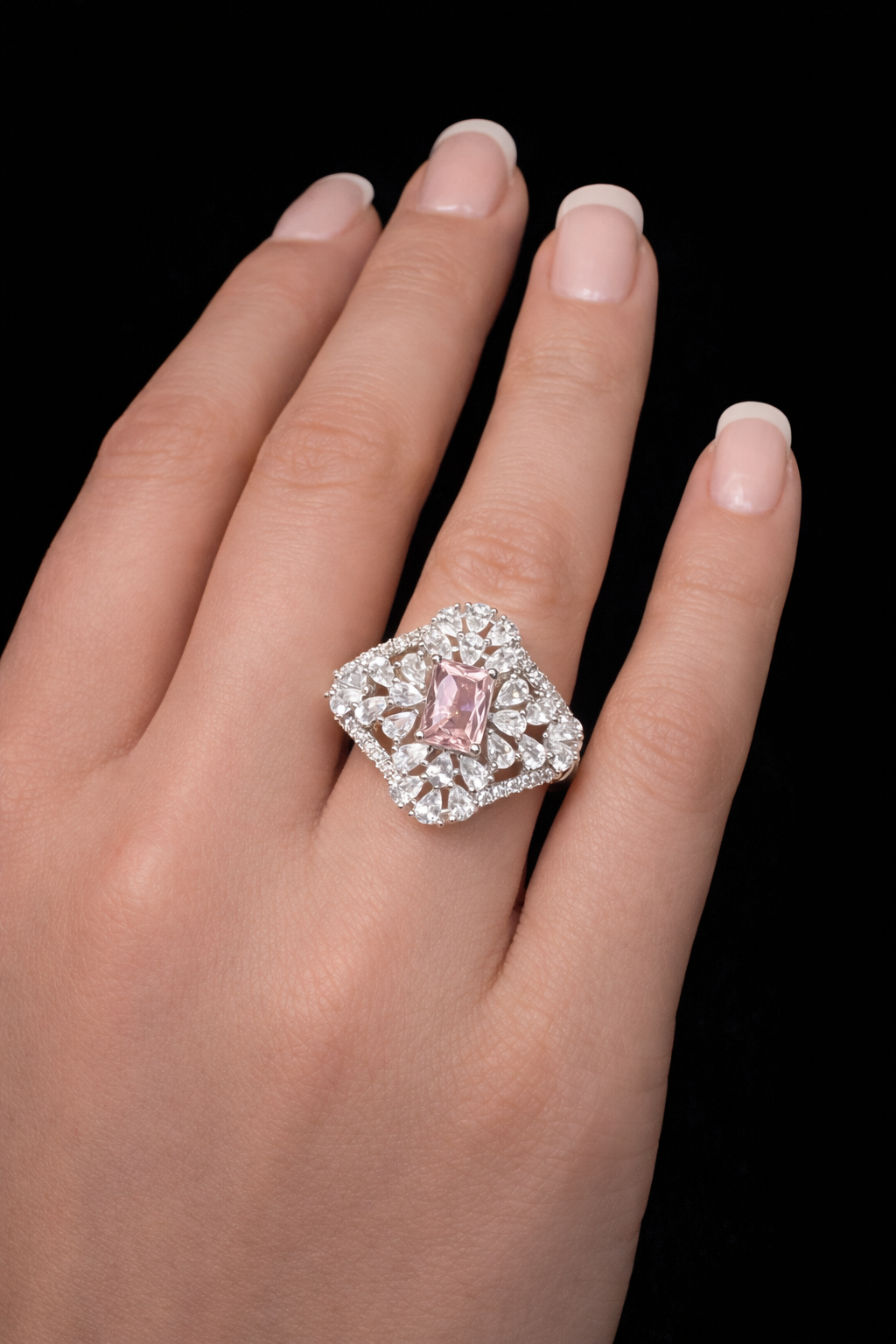 Radiance Statement Zircon Ring