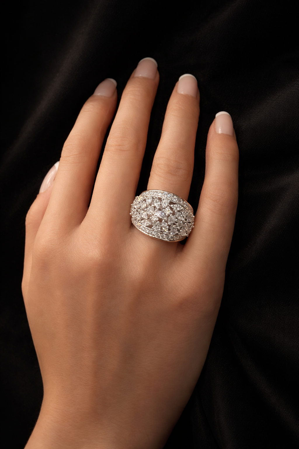 Celestial Bloom Statement Ring