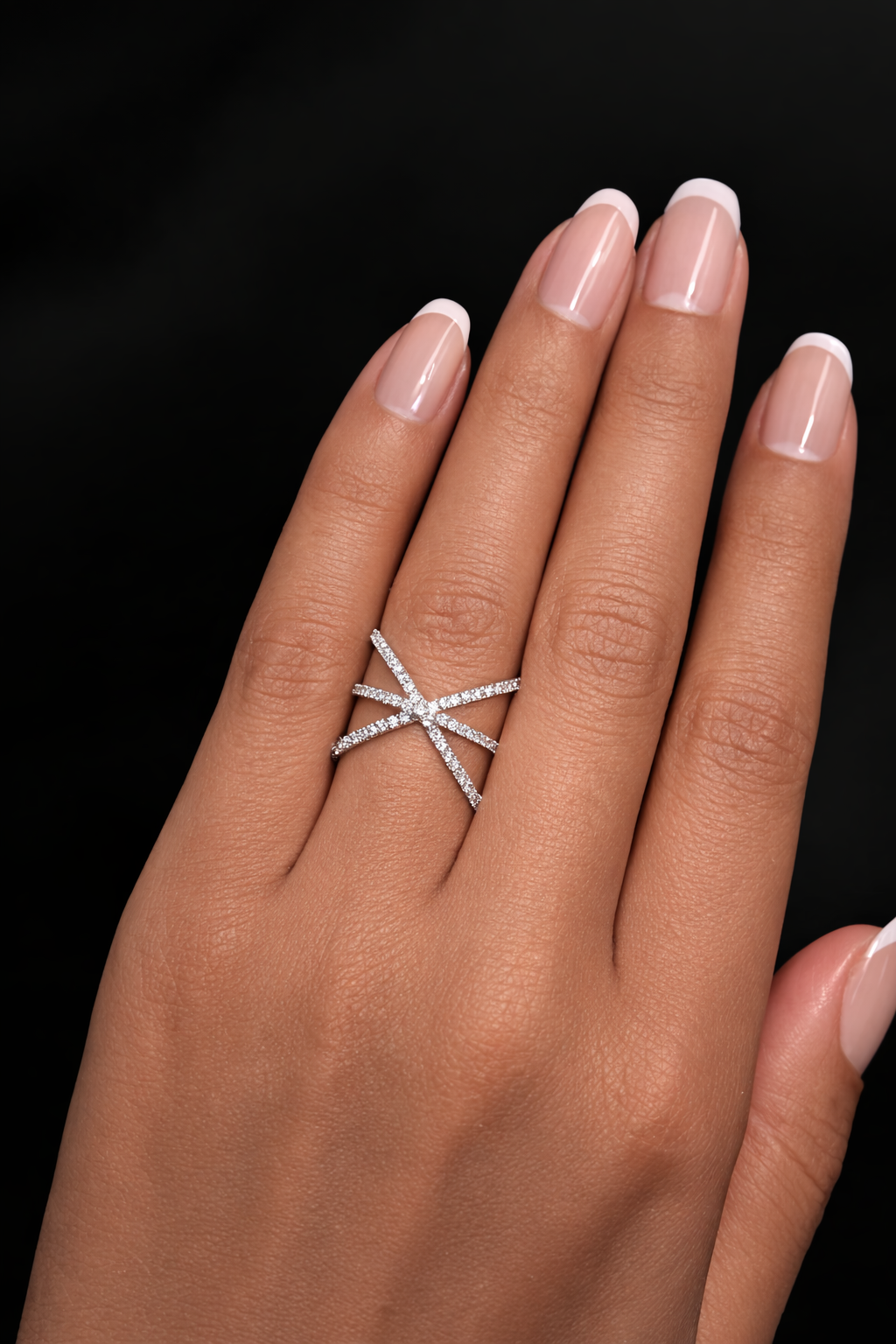 Criss-Cross Elegance Ring