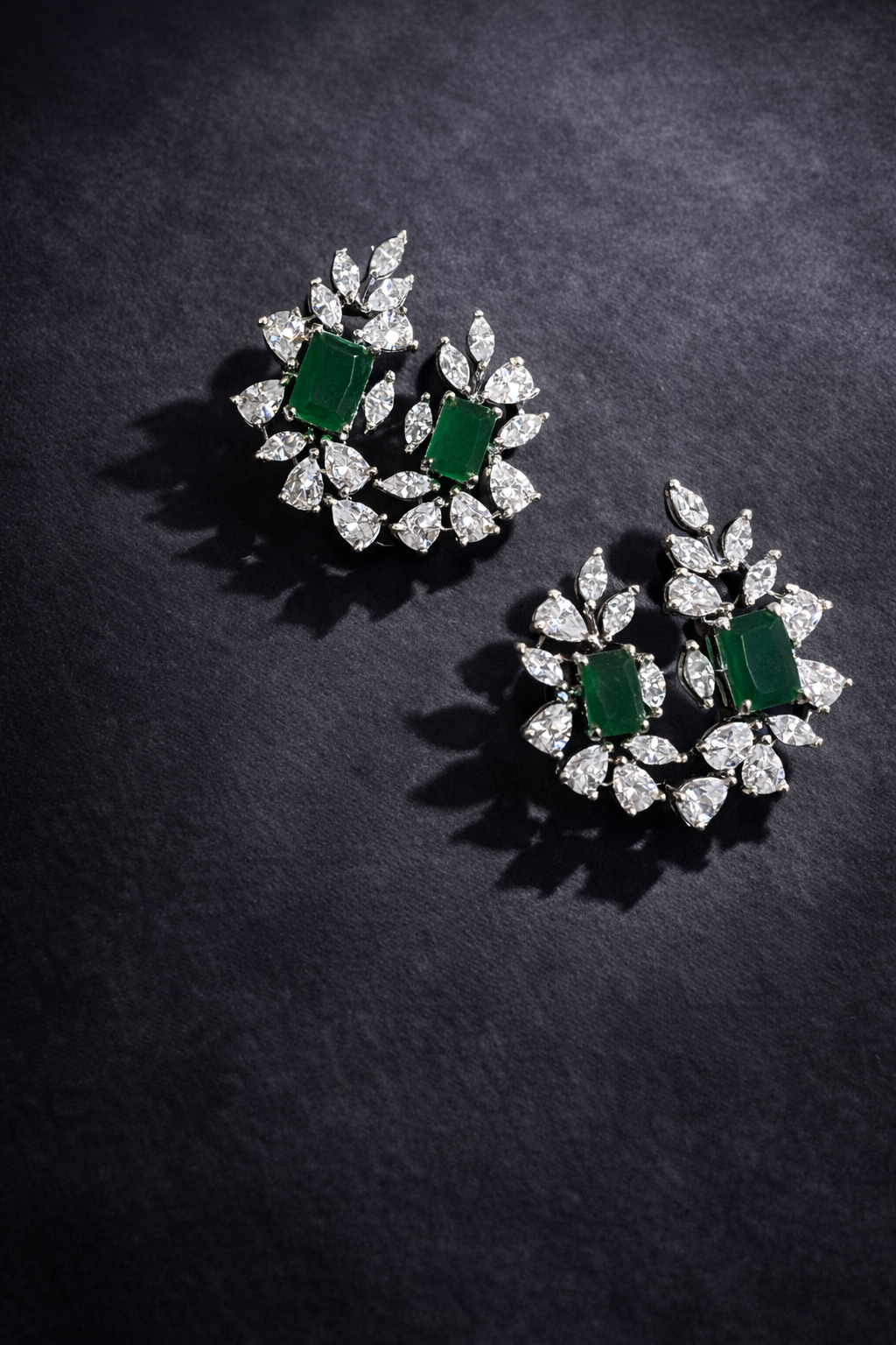 Floral Radiance Statement Earrings