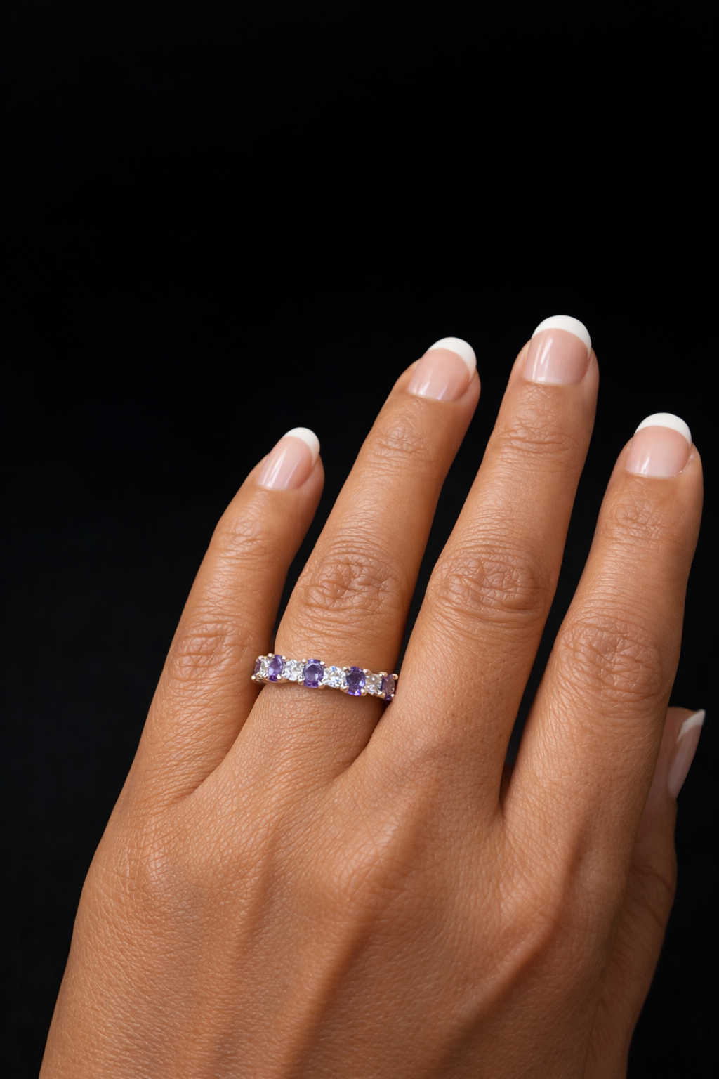 Stack Them or Wear Solo – Colorful Eternity Bands