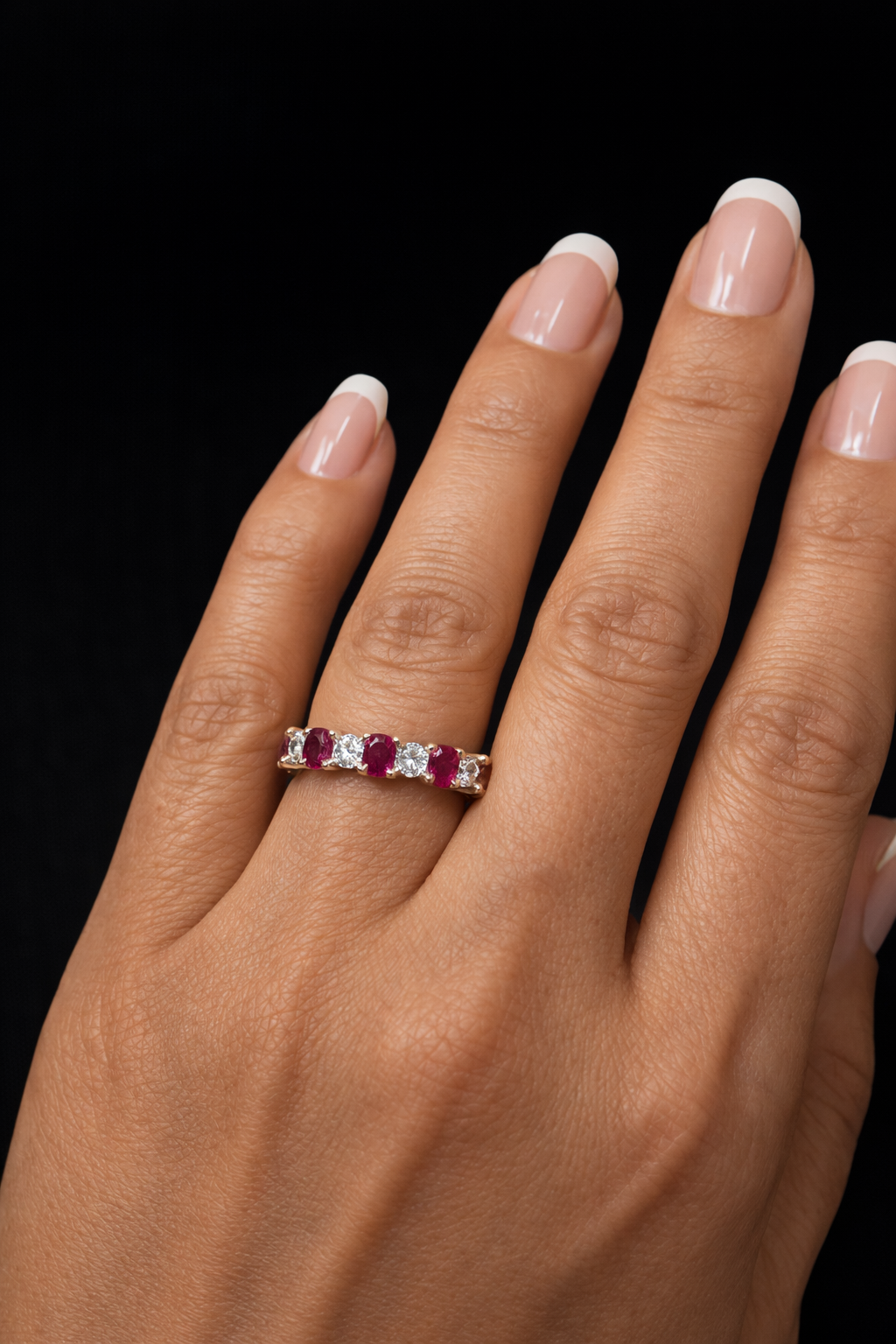 Stack Them or Wear Solo – Colorful Eternity Bands