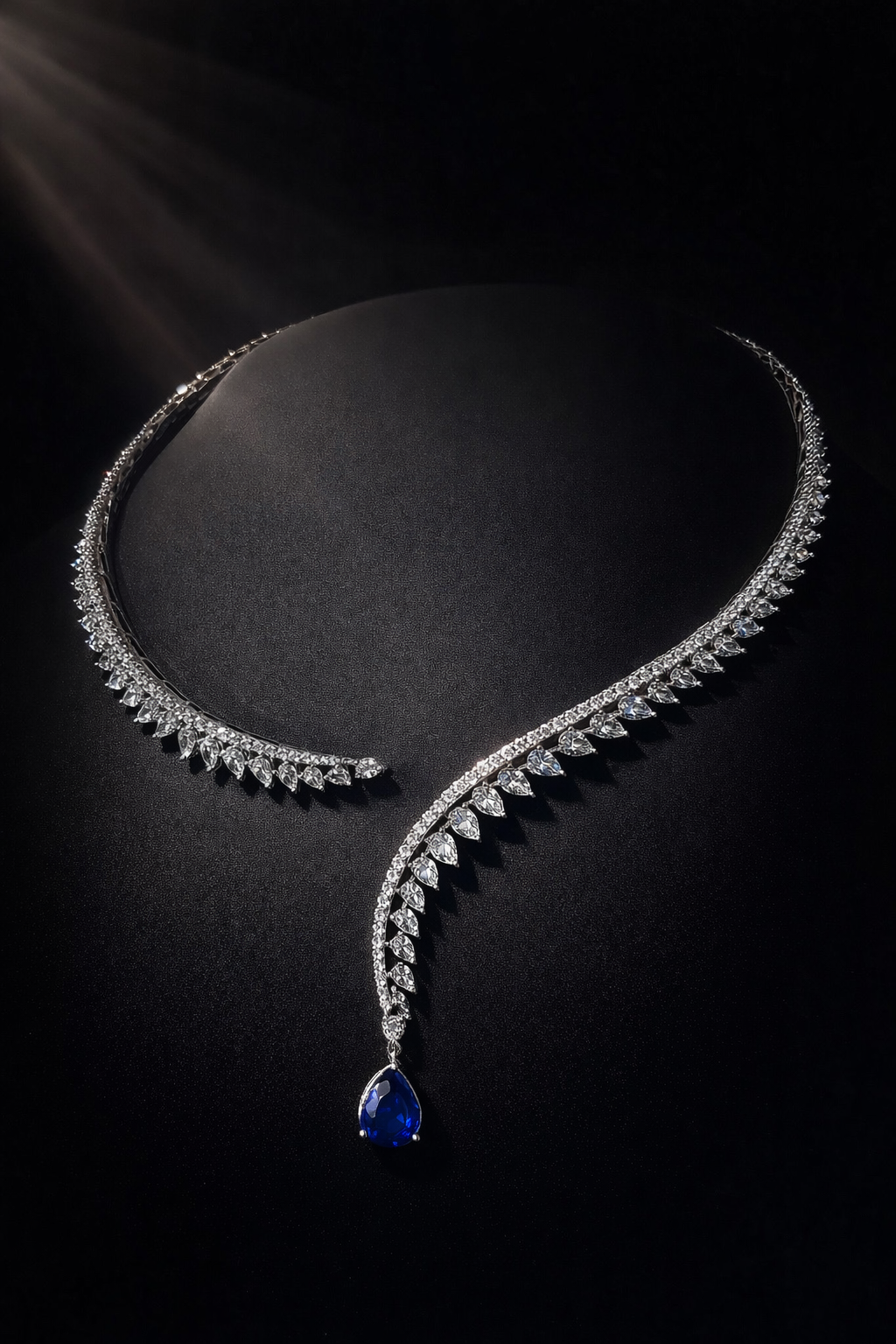 Midnight Sapphire Drop Elegance Set