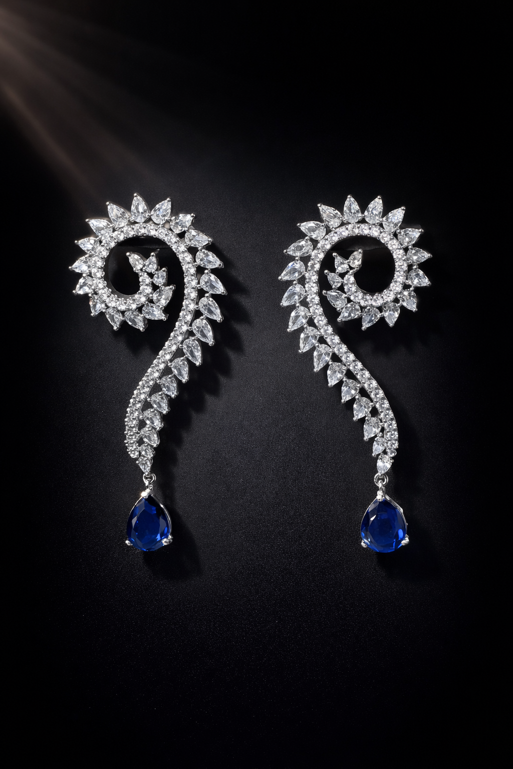 Midnight Sapphire Drop Elegance Set