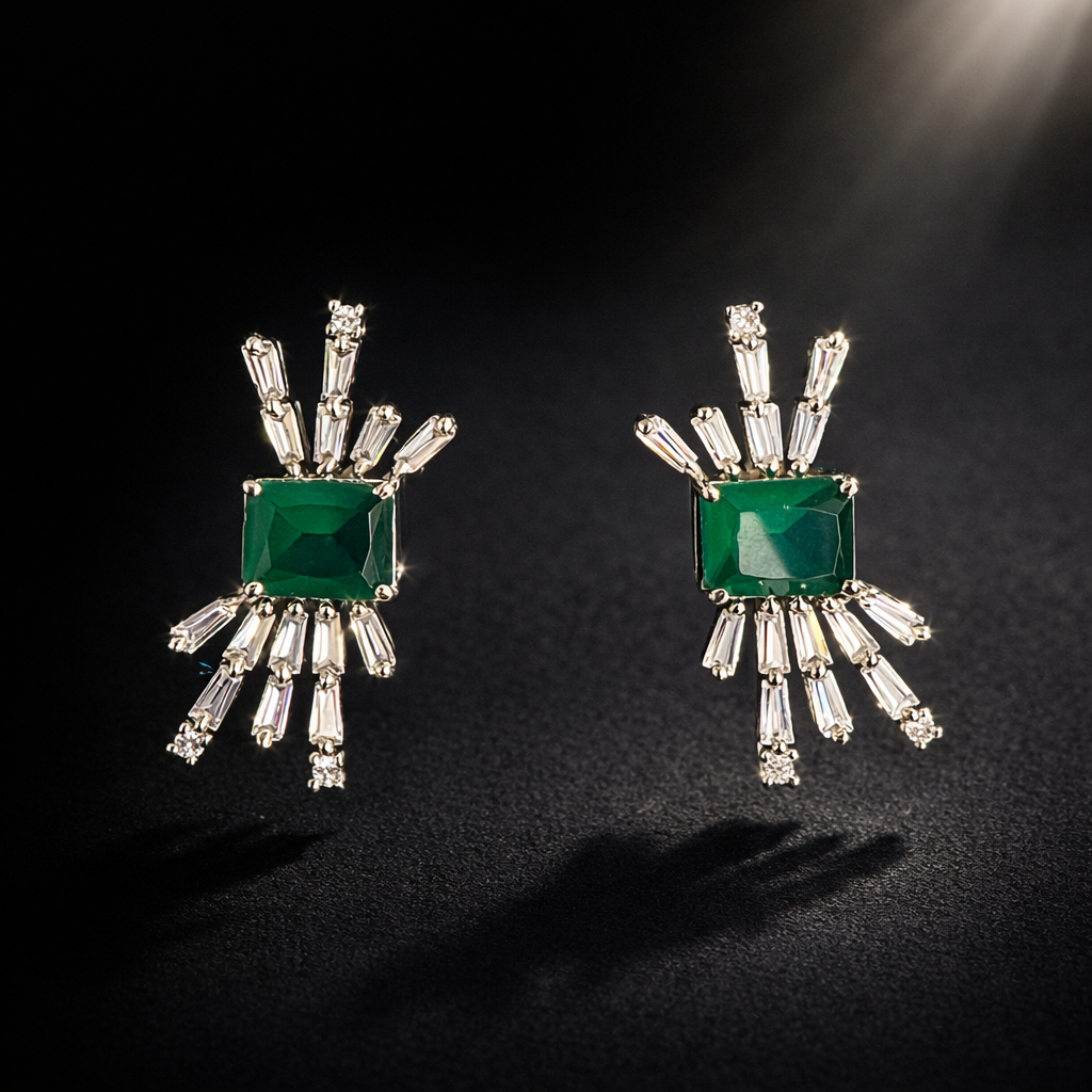 Radiant Burst Statement Earrings