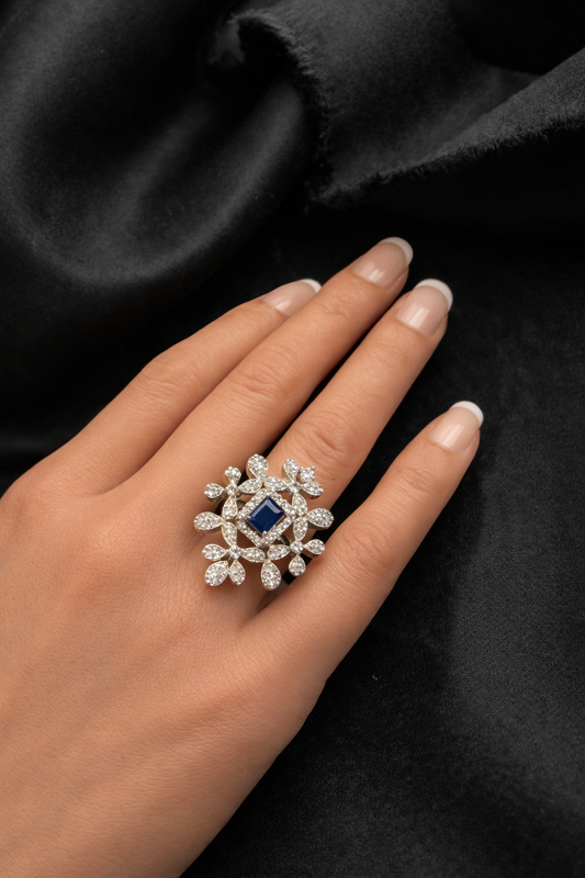 Artistic Structured Brilliance Ring(Adjustable)