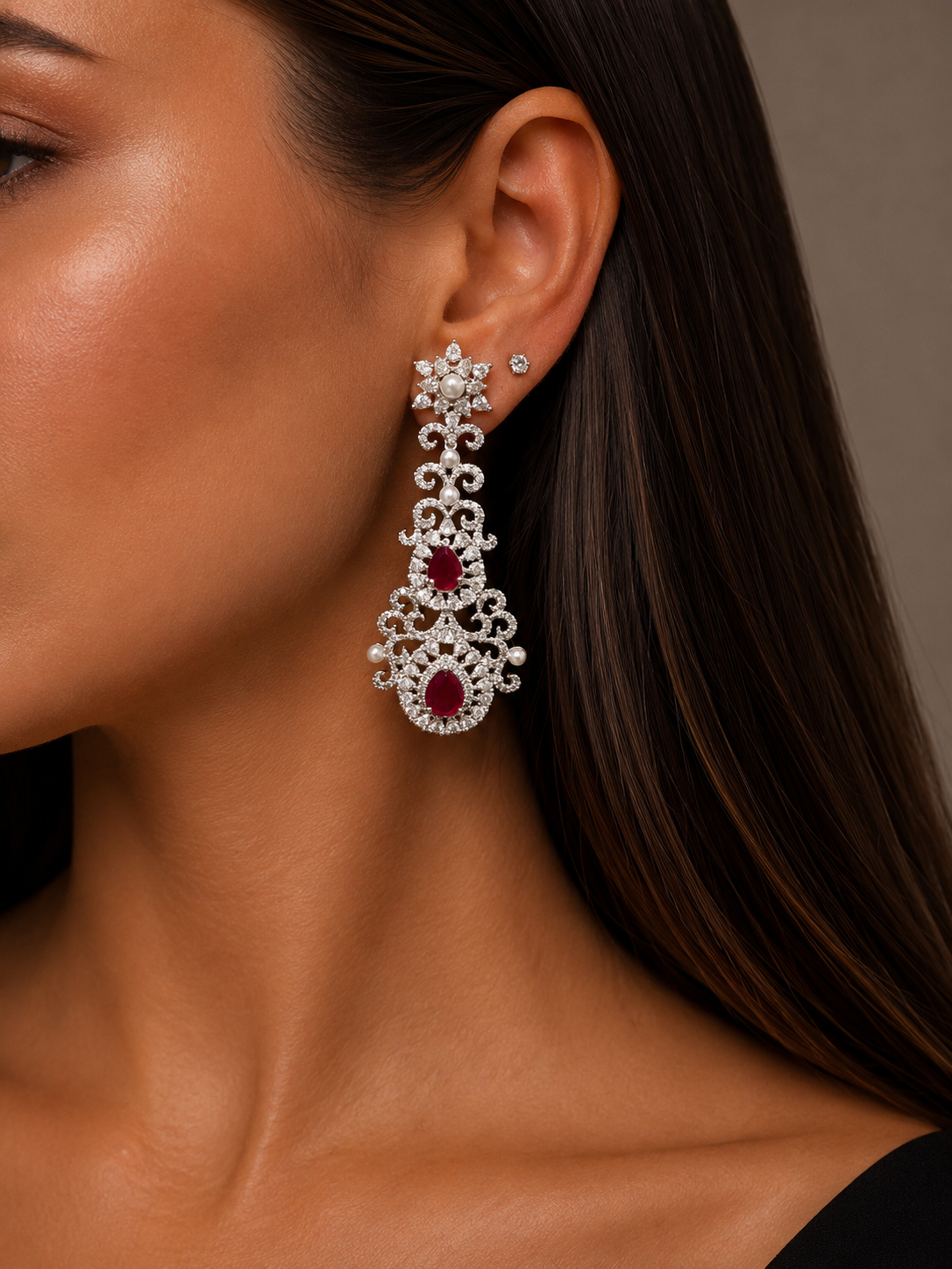 Luxury Imperial Lace earrings