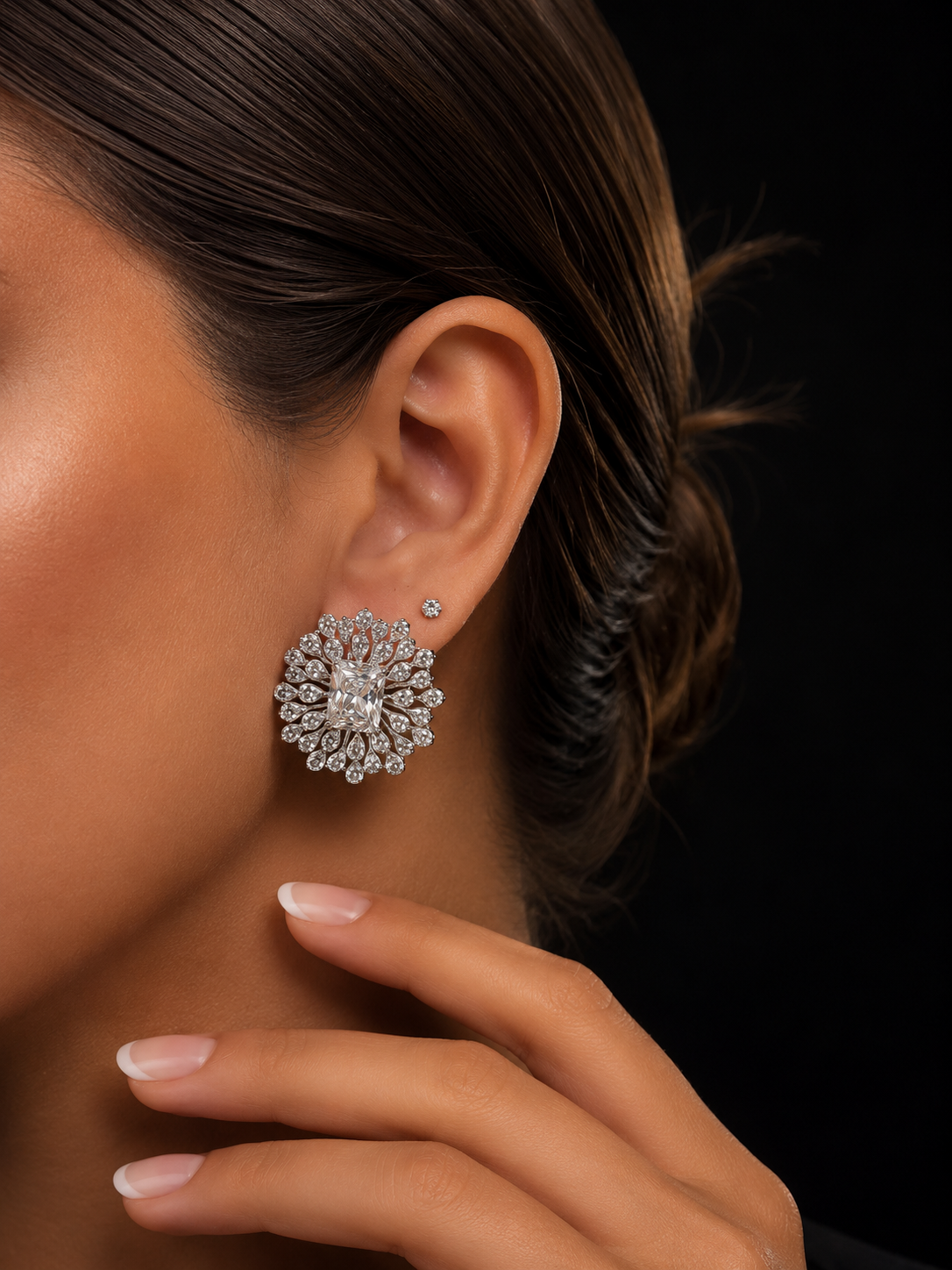 Celestial Radiance Statement Earrings