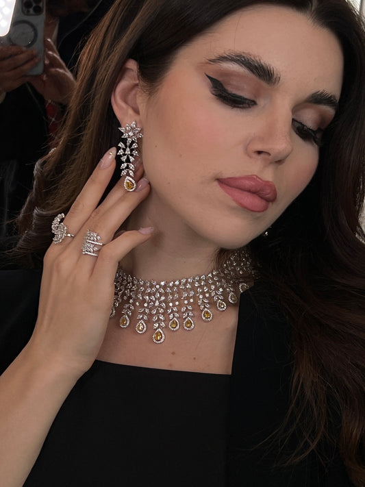 Starlight Cascade Necklace Set